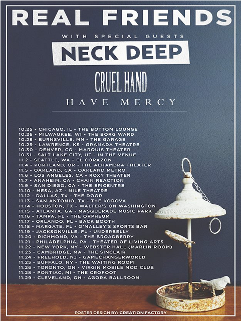 Real Friends Brought Its Us Headliner To Gamechanger - Poster (640x640), Png Download