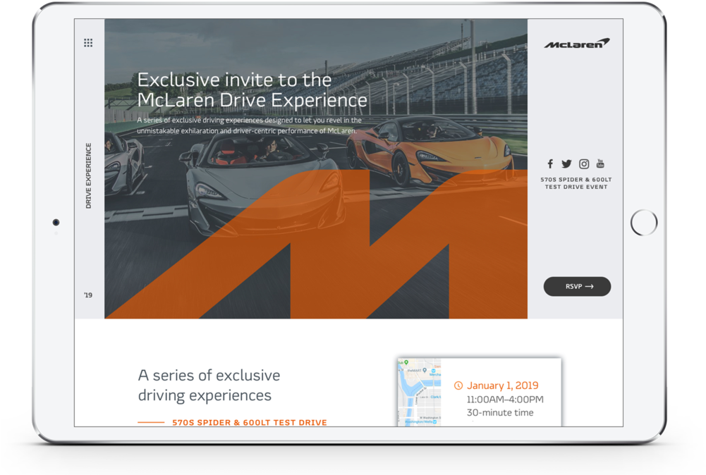 Ipad Pro Psd Mockup Silver - Mclaren (1000x720), Png Download