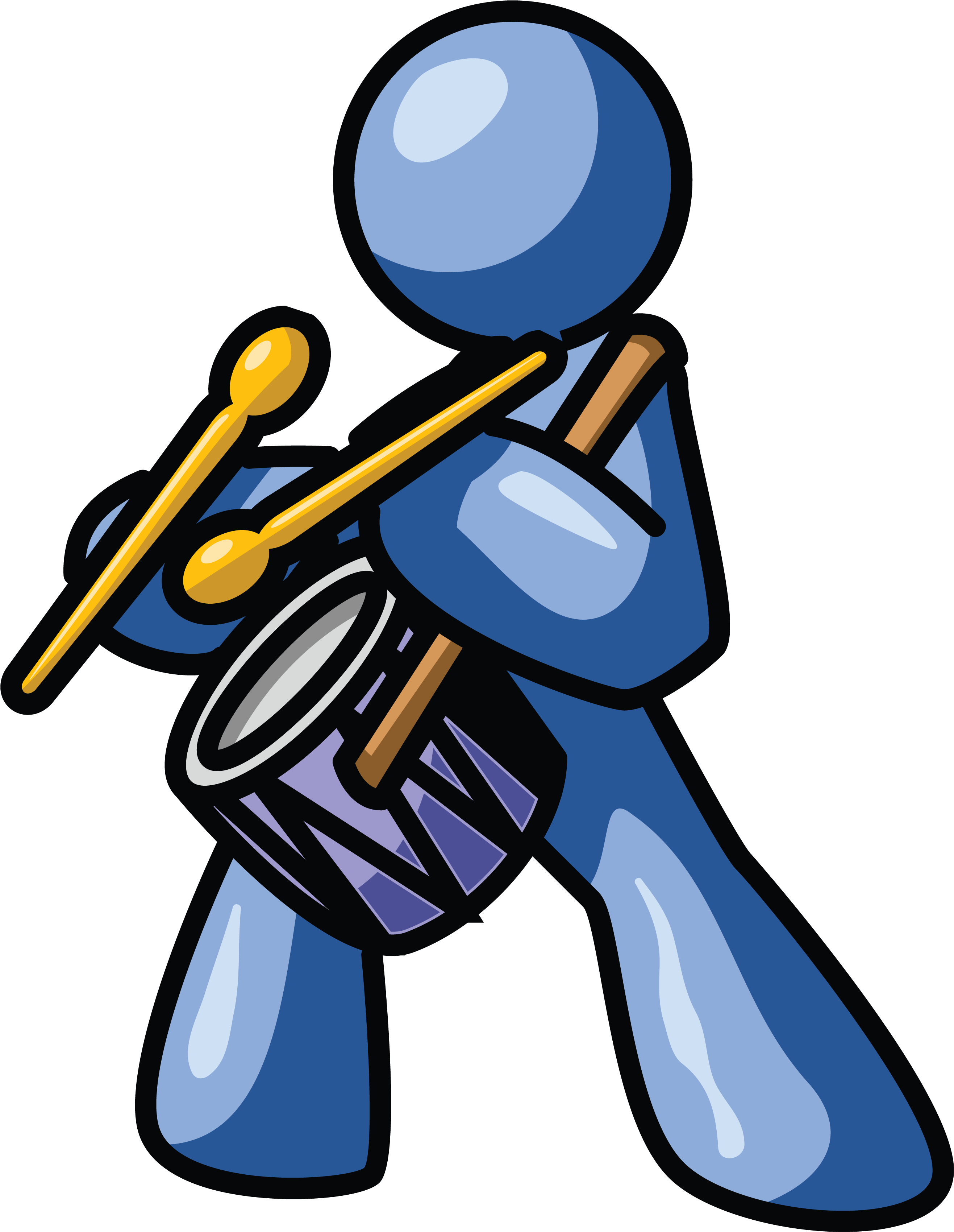 Color Globuledrummer - Concert Clip Art (3500x3500), Png Download