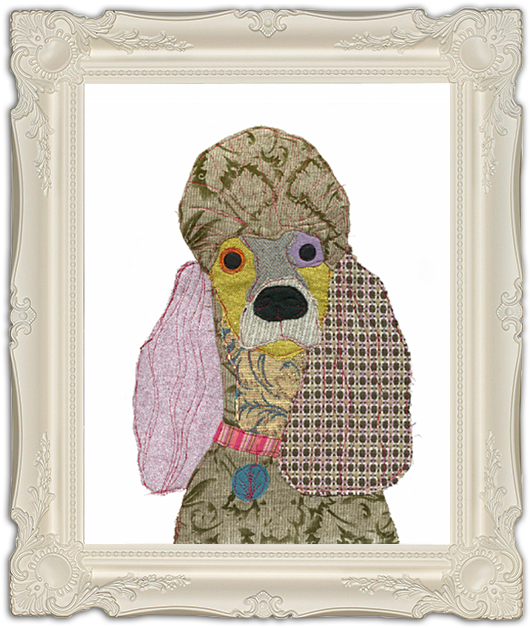 Pink Poodle Print By Carola Van Dyke - Dachshund (633x633), Png Download