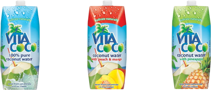 Born In The Exotic Beaches Of Brazil , The Vita Coco (1024x473), Png Download
