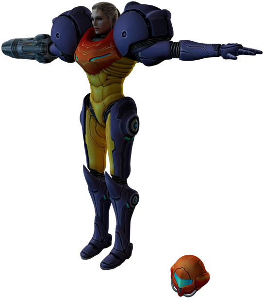 Download Zip Archive - Helmetless Samus Png (750x650), Png Download