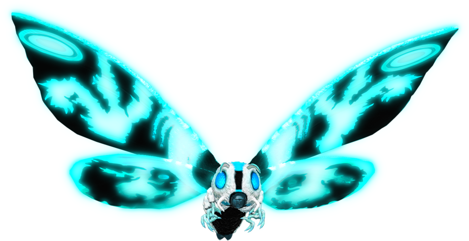 Mothra Png - Glowing Mothra (1024x518), Png Download