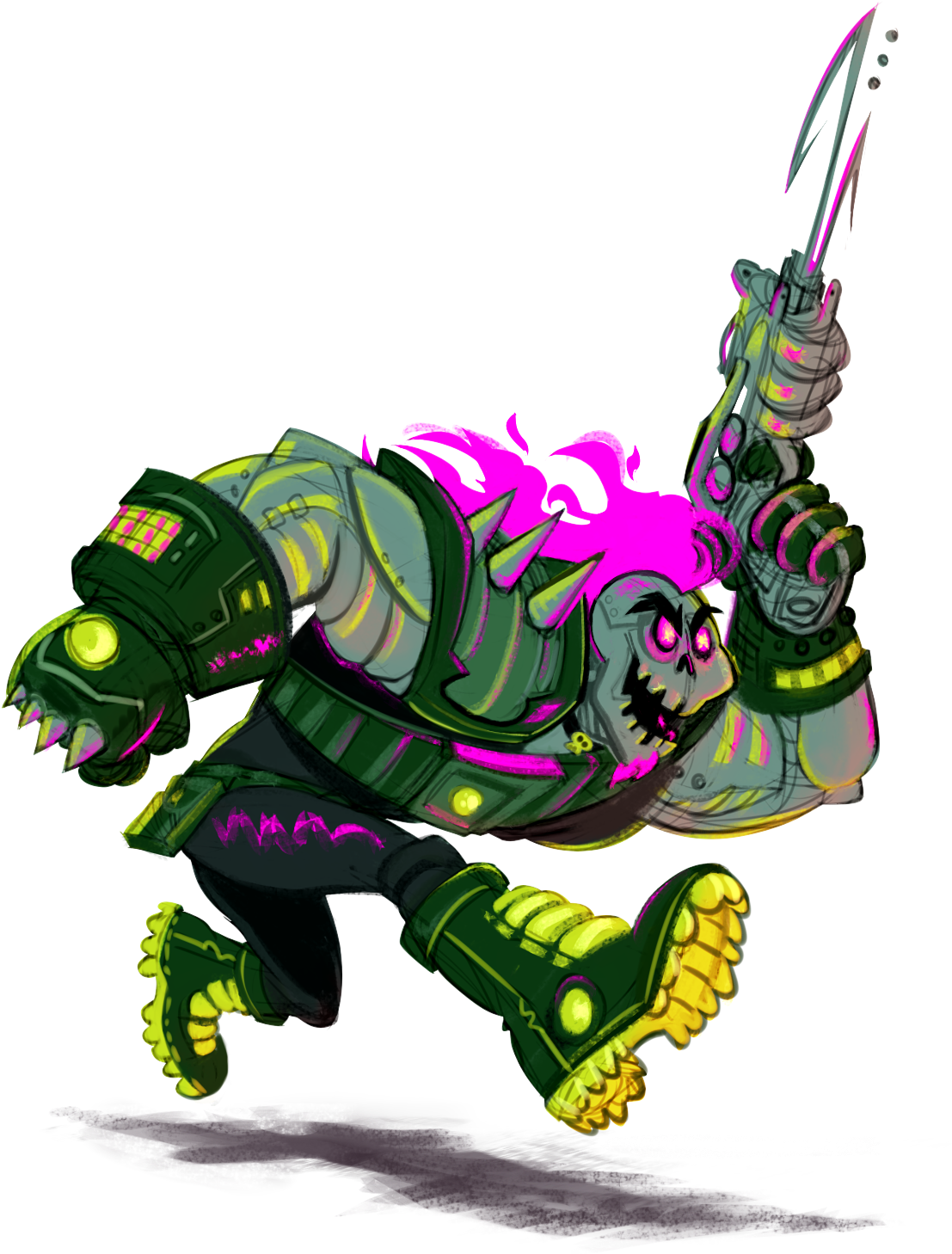 Skulker With Better Colors - Illustration (1150x1493), Png Download