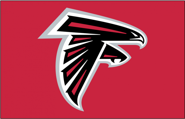 Atlanta Falcons Iron On Stickers And Peel-off Decals - Saints Vs Falcons Thanksgiving (750x930), Png Download