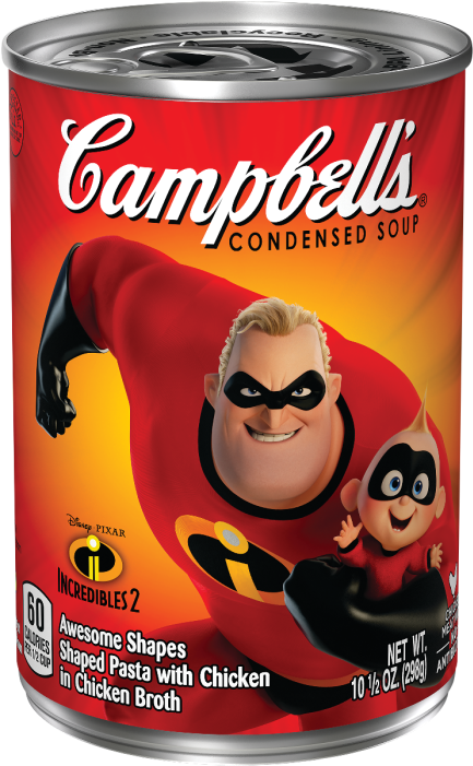 Disney•pixar Incredibles 2 Soup Mr - Chicken And Rice Soup Can (700x700), Png Download