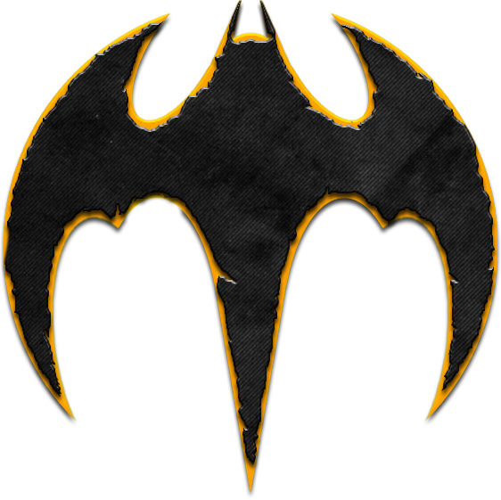 Batman Custom Logo - Batman Custom Logo Png (562x561), Png Download