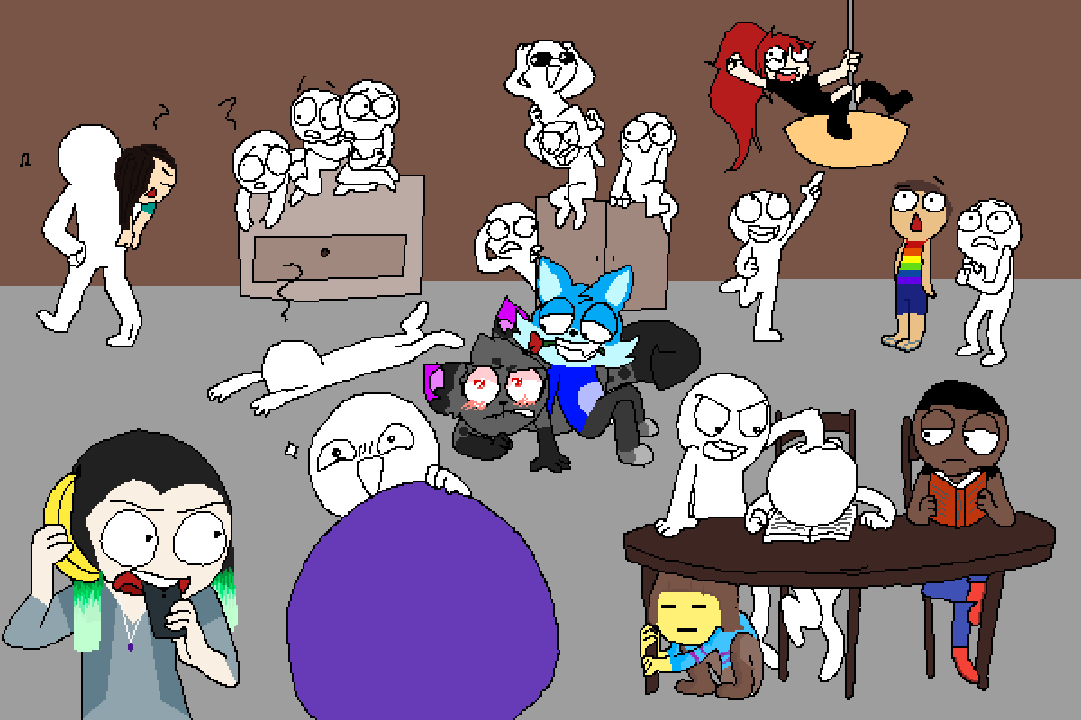 What The He** Man - Things Were Getting A Little Wild At Caillou's House (1200x800), Png Download