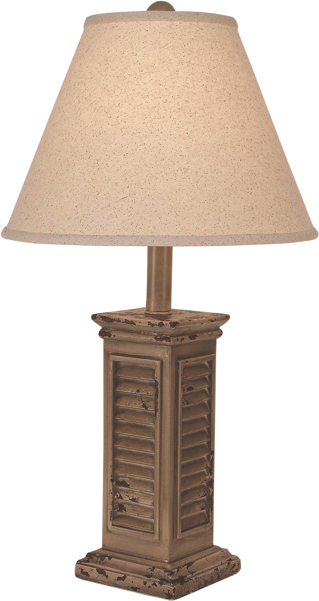 Aged Cottage Shutter Table Lamp - Lampshade (1500x2100), Png Download