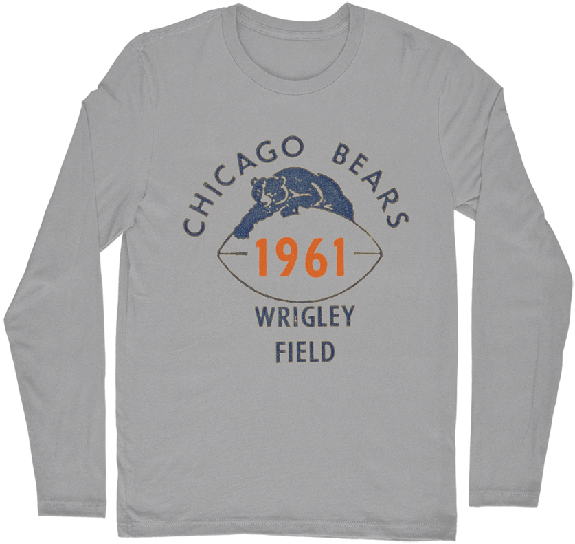 Load Image Into Gallery Viewer, 1961 Chicago Bears - Long-sleeved T-shirt (1024x1024), Png Download