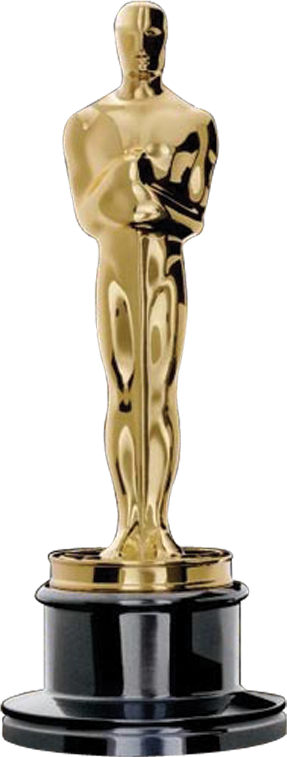 2013 Latest News Photos Videos Nominees Academy Awards - Silver Oscar Statue (660x1600), Png Download
