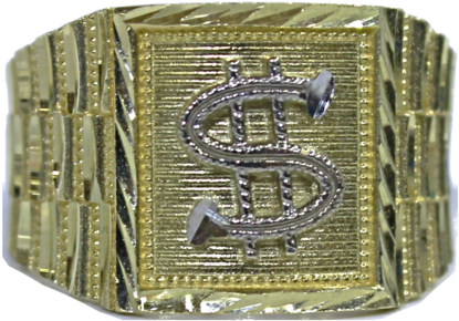 Dollar Sign Ring - Wallet (1024x1024), Png Download