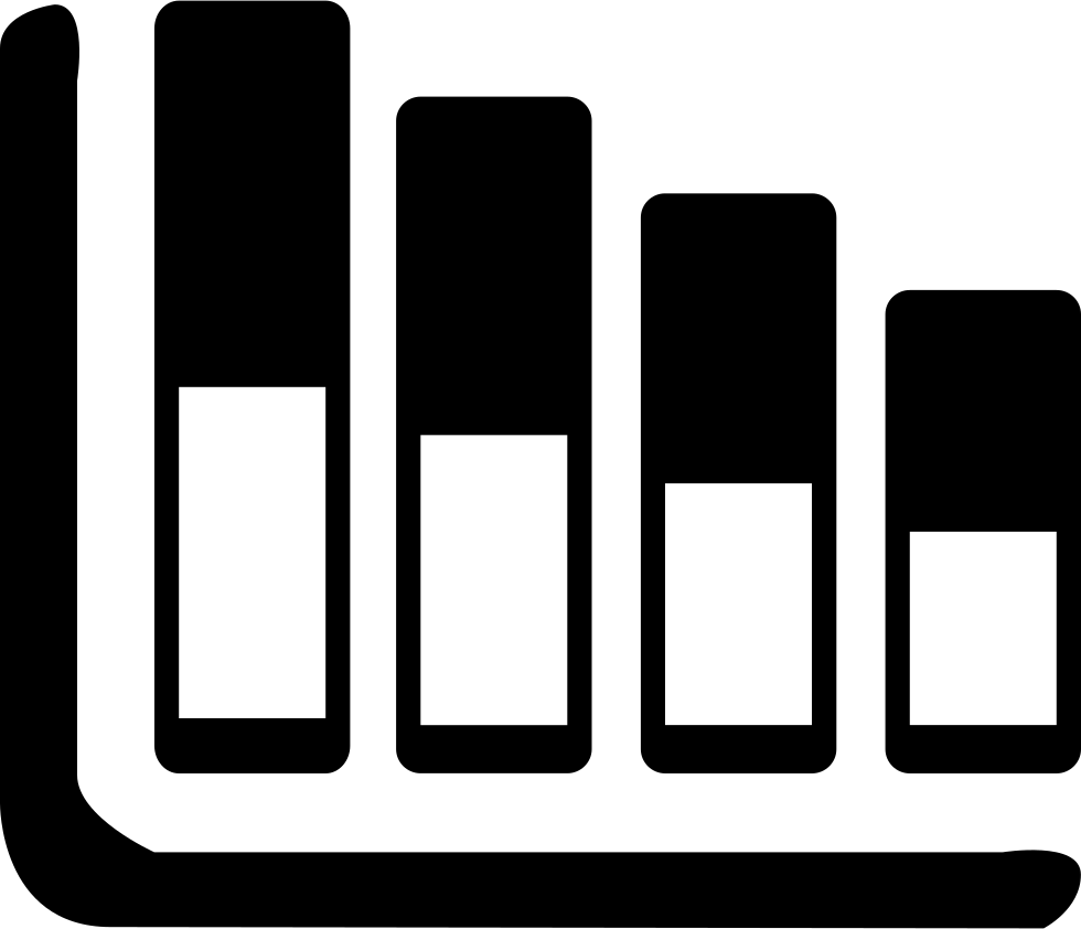 Clip Transparent Library Stacked Chart Png Icon Free (980x842), Png Download