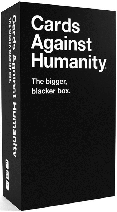 Cards Against Humanity Bigger Blacker Box - Book Cover (800x800), Png Download