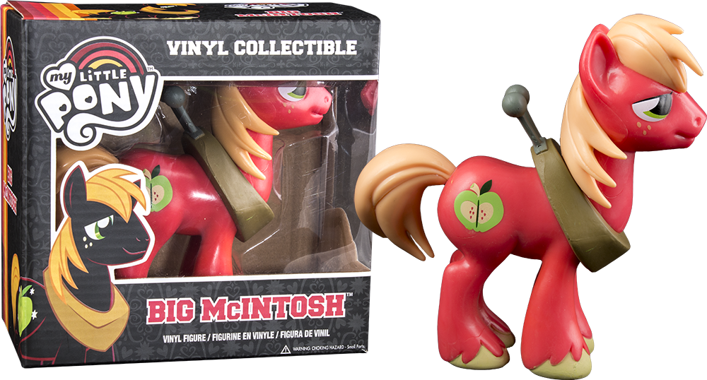 My Little Pony Big Mac Vinyl Figure - My Little Pony Big Macintosh Toys (1000x538), Png Download