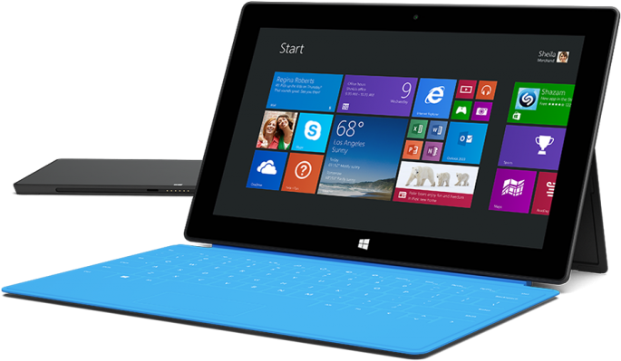 Microsoft Surface Repair - Microsoft Surface Old Model (1024x527), Png Download