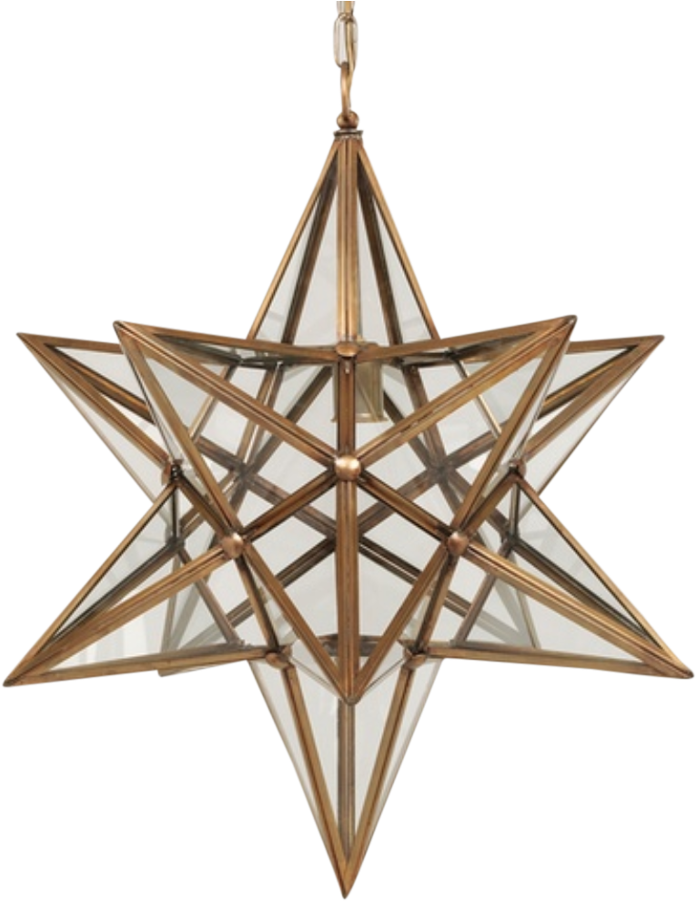 Star Lantern Lighting (1036x1042), Png Download