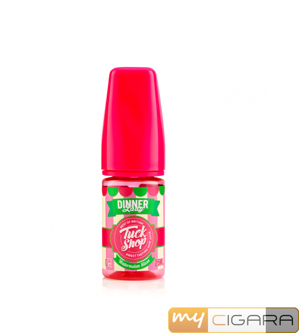 Dinner Lady Tuck Shop Watermelon Slices Shake & Vape - Composition Of Electronic Cigarette Aerosol (650x650), Png Download