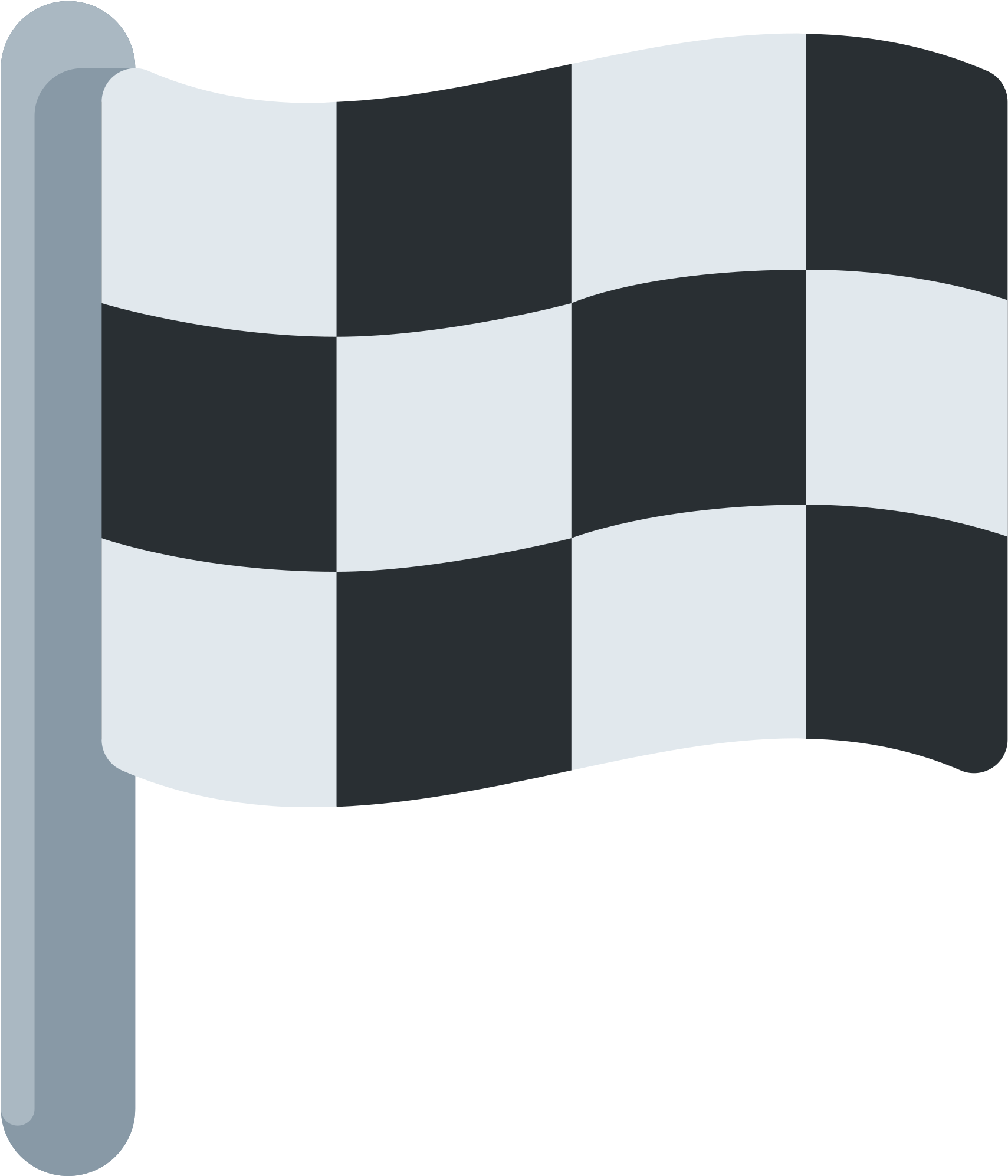 Racing Flag - Emoji Checkered Flag (2048x2048), Png Download