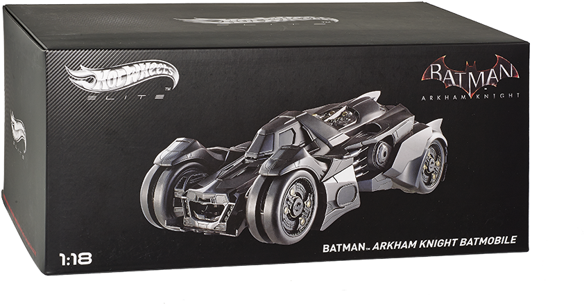 Arkham Knight - Batman 1 18 Hotwheels (900x506), Png Download