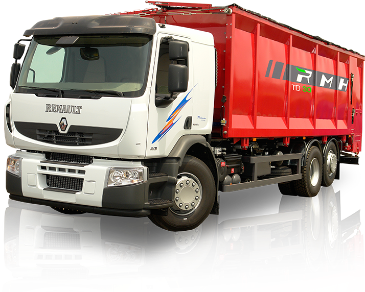 Delivery Truck - Renault Premium (870x590), Png Download