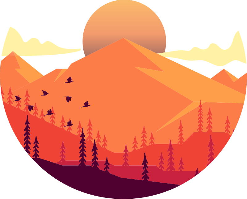 Depicting A Rising Sun - Illustration (800x645), Png Download