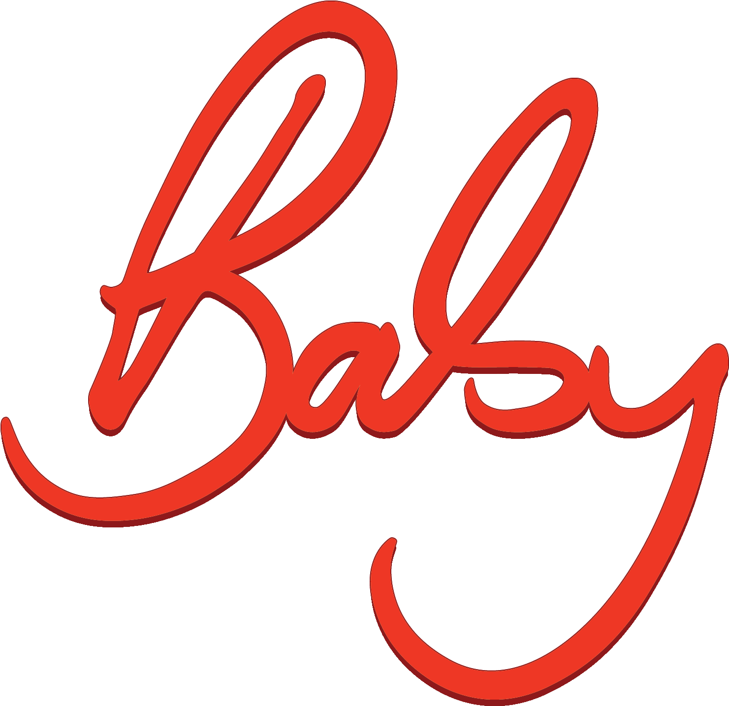 Baby By Polly Women's Fashion Original - Calligraphy (2481x1745), Png Download