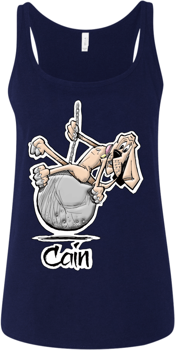 Wrecking Ball Hound Custom Cain Bella Canvas Ladies' - Active Tank (1155x1155), Png Download