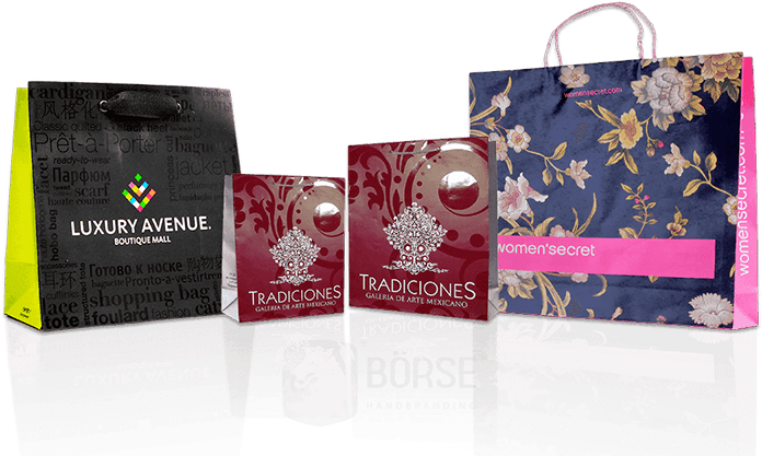 Spot Uv Varnish Custom Printed Paper Bags - Handbag (800x480), Png Download