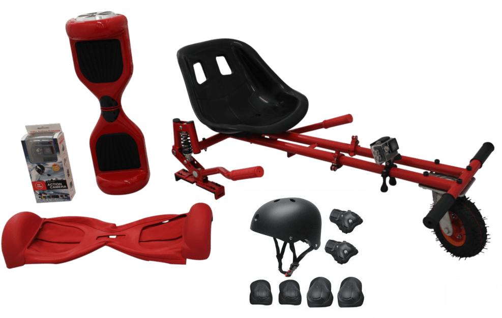 Ul Certified Red Chrome Segway Buy Hoverkart-x Bundle, - Office Chair (1024x683), Png Download