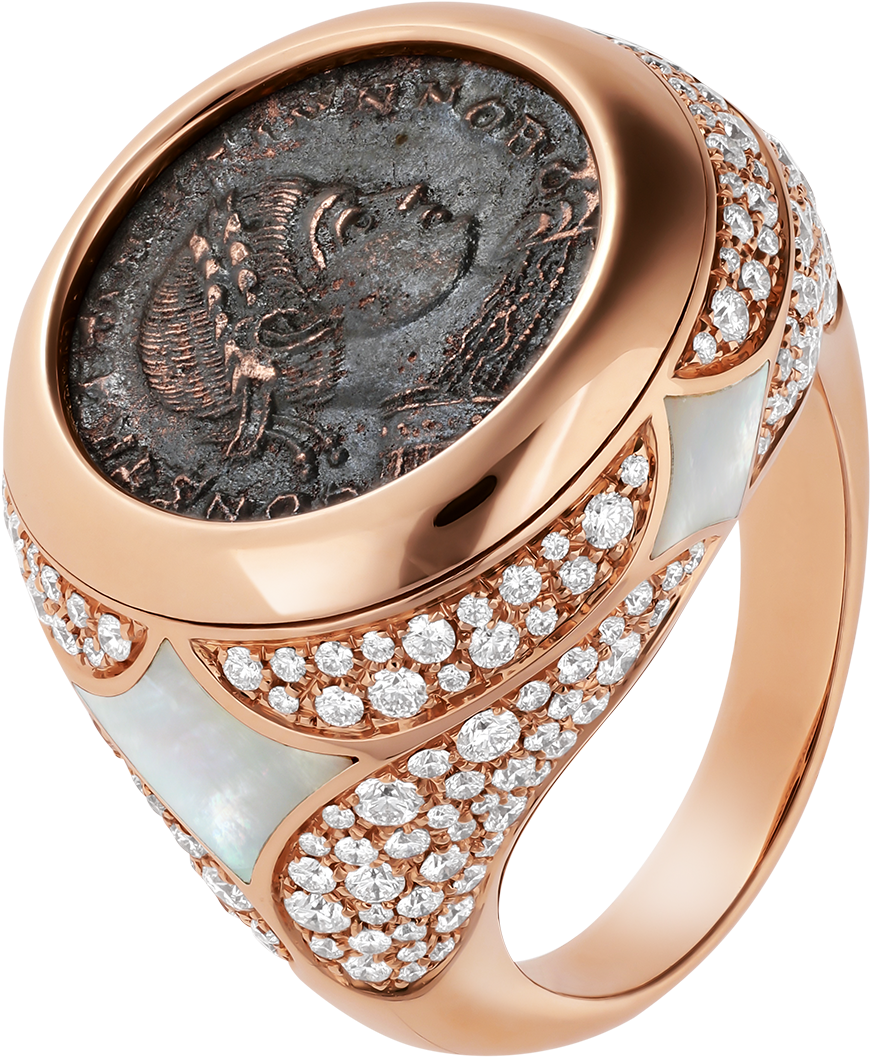 Monete Ring - Diamond (1800x1405), Png Download