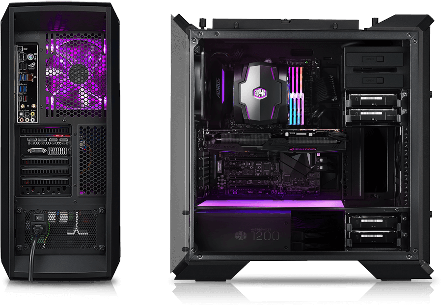 Removable Rear Panel - Computer Case (900x669), Png Download