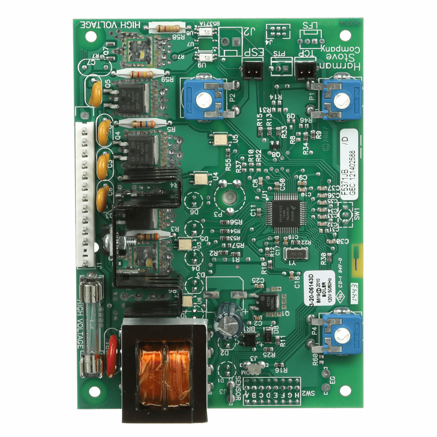 Harman Pc45 Circuit Board Comes With The Circuit Board, - Electronic Component (1431x1431), Png Download