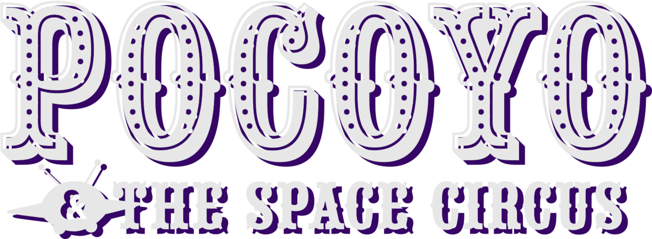 Pocoyo & The Space Circus - Calligraphy (1280x544), Png Download