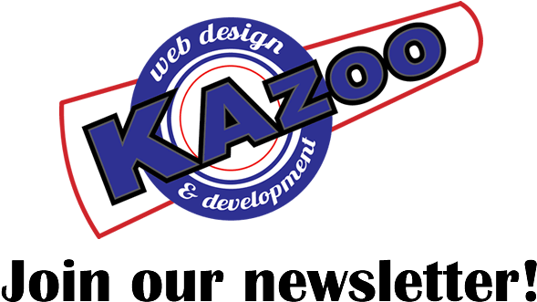 Kazoo Web Design Newsletter Signup - Graphic Design (800x400), Png Download