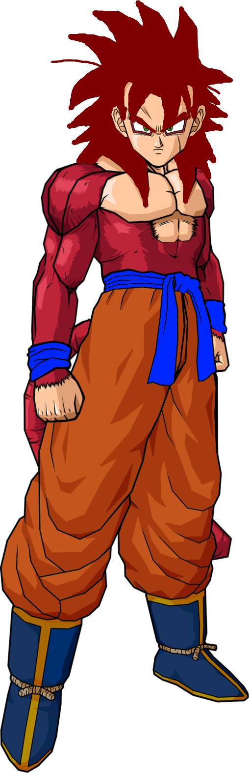 Ssj4 Future Gohan - Future Gohan (508x1572), Png Download
