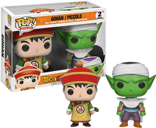 Gohan And Piccolo Pop Vinyl 2 Pack Figure - Gohan And Piccolo Pop Vinyl (600x600), Png Download