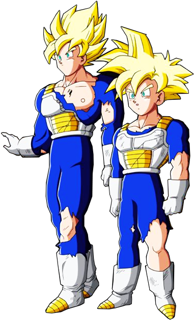 Render De Goku Y Gohan Hecho Por Mi V By Jose0975700333 - Goku And Gohan Png (576x720), Png Download