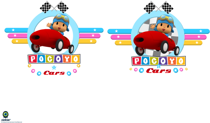 Especial Pocoyo And Cars 7 - Cartoon (820x461), Png Download