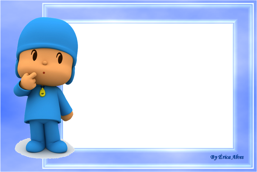 Em Homenagem Ao Meu Filho, Lindo, Maravilhoso, Amado - Moldura Pocoyo Png (888x593), Png Download