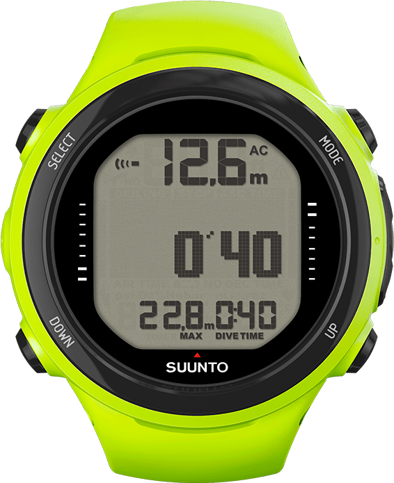 Suunto D4i Novo - Suunto D4i Novo Lime (800x800), Png Download