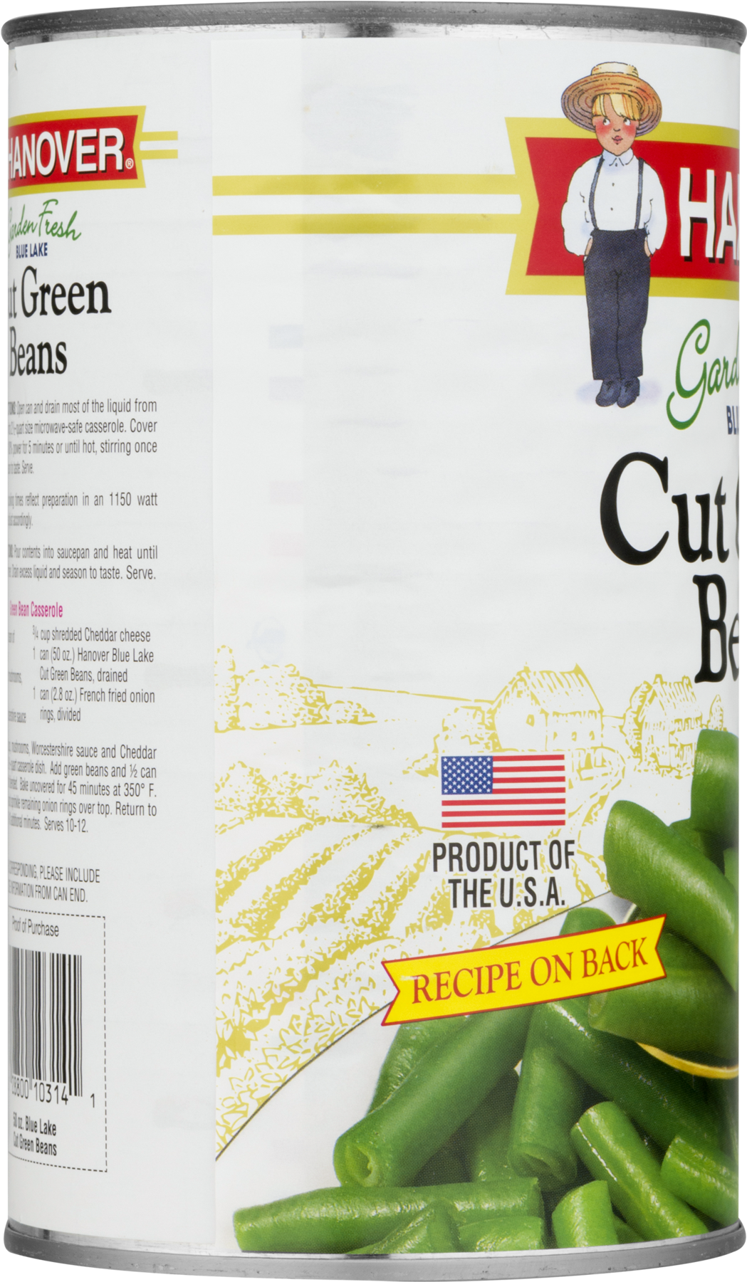 Hanover Garden Fresh Blue Lake Cut Green Beans, 50 - Snap Pea (1800x1800), Png Download