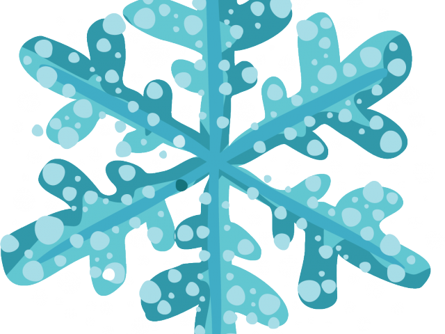 Winter Snow Clipart Border - White Snowflakes Clip Art (640x480), Png Download