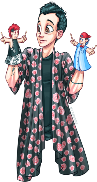 Top, Twenty One Pilots, And Tyler Joseph Image - Tyler Joseph Lane Boy Drawing (500x708), Png Download