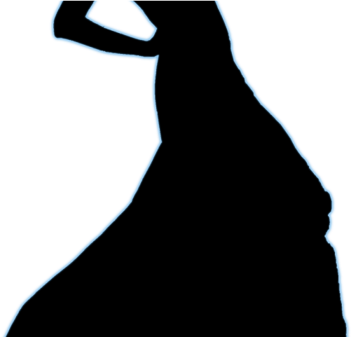 Model Clipart Silhouette - Silhouette (640x480), Png Download