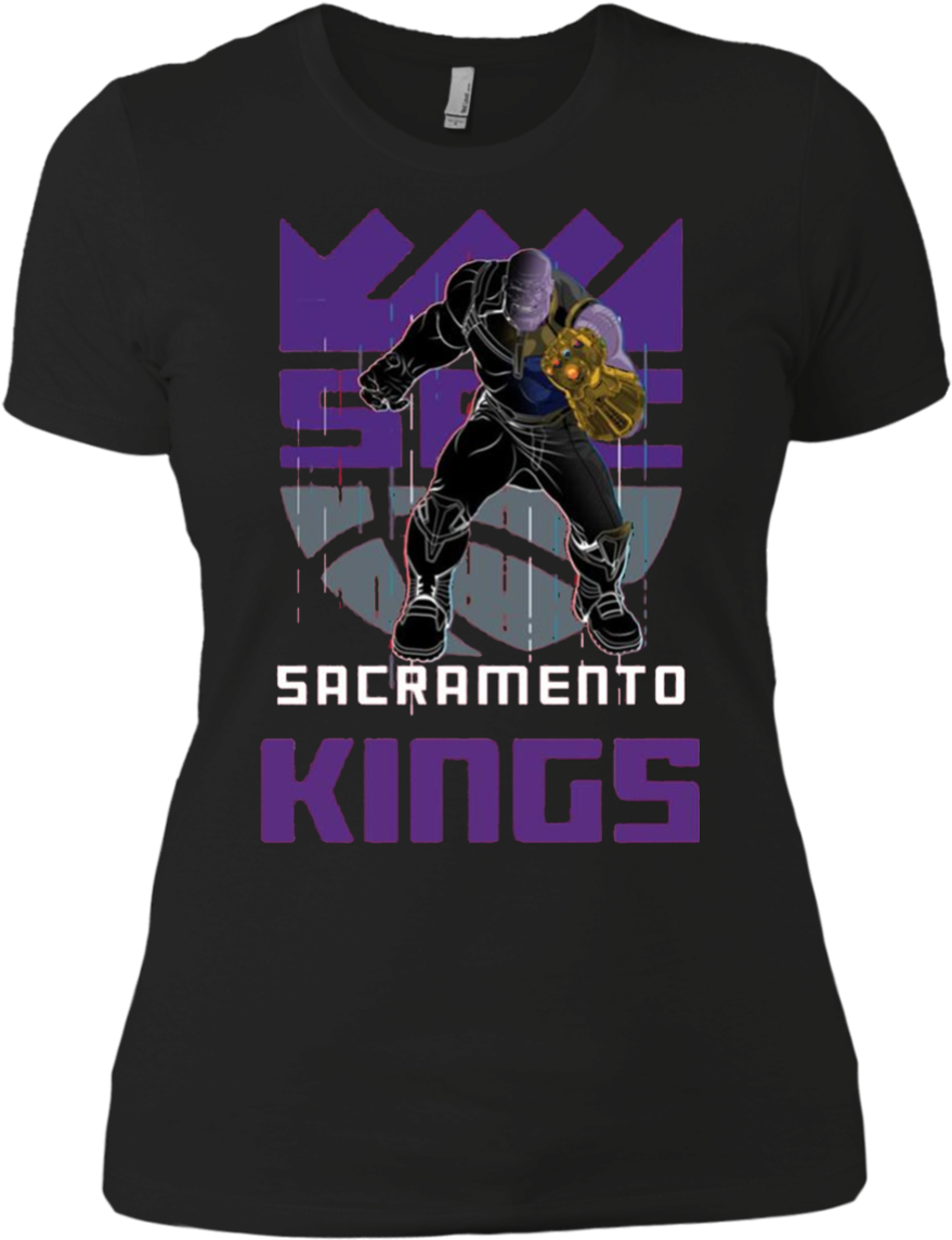 Sacramento Kings Thanos Avengers Infinity War Nba Sport - Shirt (1155x1155), Png Download