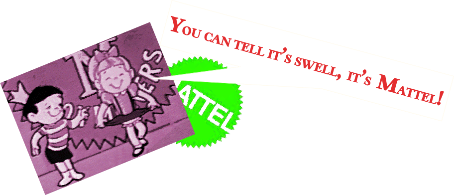 You Can Tell It's Swell, It's Mattel - Graphic Design (912x391), Png Download