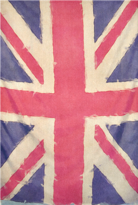 British Union Jack Flag Grunge Style Cotton Linen Wall - Uk Flag (1000x1000), Png Download