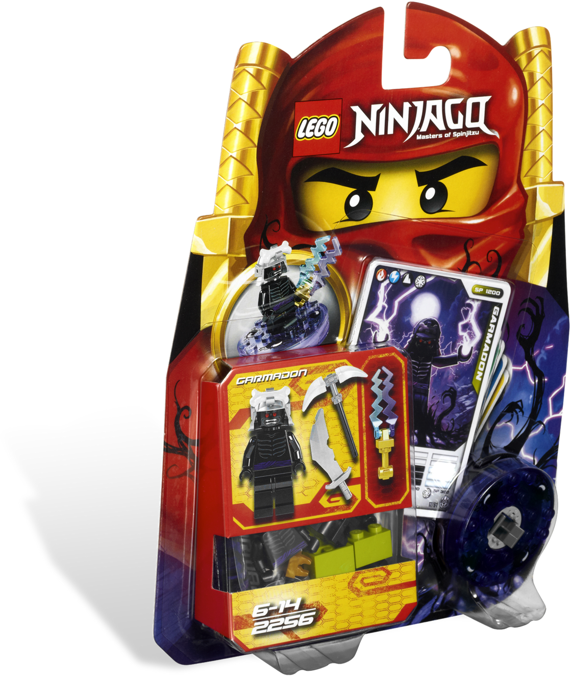 2256 Lord Garmadon Brickipedia Fandom Powered Wikia - Lego Ninjago 2011 Spinners Nya (2000x1500), Png Download