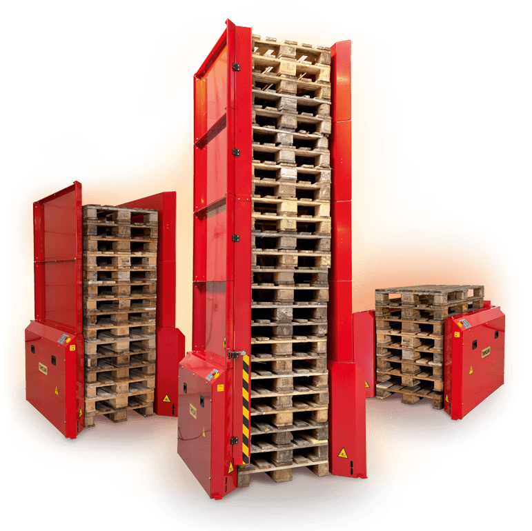 Efficient Pallet Flow No Manual Lifting Of Pallets - Pallet Dispenser Palomat 5 (800x798), Png Download